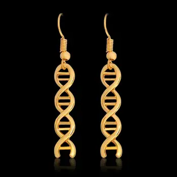 1 poros/DNR auskarai, molekuliniai auskarai, specialūs dvigubos spiralės Unice auskarai, 3 spalvos, sėkmės