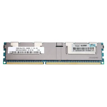 16GB PC3-8500R DDR3 1066Mhz CL7 240Pin ECC REG Atmintis RAM 1.5V 4RX4 RDIMM RAM serverio darbo stočiai