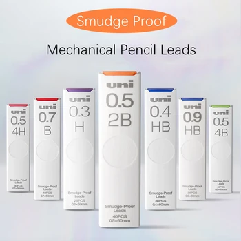 1tube Smudge Proof Mechanical Pencil Leads UL-S More Dark Lead HB B 2B 0.3/0.5/0.7/0.9mm Studentų kanceliarinės prekės