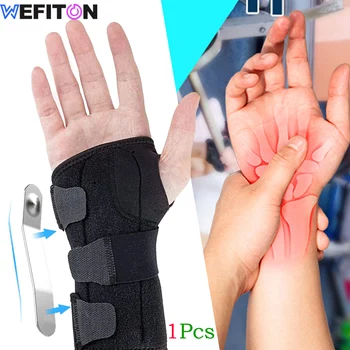 1Vnt Skausmo malšinimo riešo atramos petnešos Ambidextrous įtvaras artritui lūžio sportinės padermės Riešo rankų stabilizatorius Imobilizeris