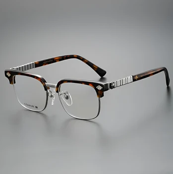 2023 antakių rėmelis, komercinis gryno titano akinių rėmelis, mados tendencija, receptinis akinių rėmelis vyrams ir moterims
