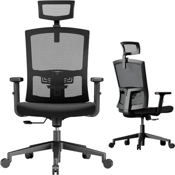 2D Porankis Ergonomiška kėdė biuro kėdei Galvos atrama Žaidimų kėdės kompiuteriui Kompiuteris Fotelis Žaidėjo žaidimas Specialus & Sofos Komfortas