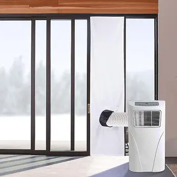 2M/3M Universalus langų sandarinimo nešiojamas oro kondicionierius ir būgninis džiovintuvas AC langų sandarinimo audinio rinkinys su reguliuojama mova su T