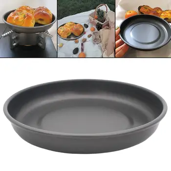 300ml Vakarienės lėkštė Apvalus indų padėklas Serviravimo lėkštės Maisto gaminimo indas Nešiojamas maisto lėkštės Indas BBQ piknikui