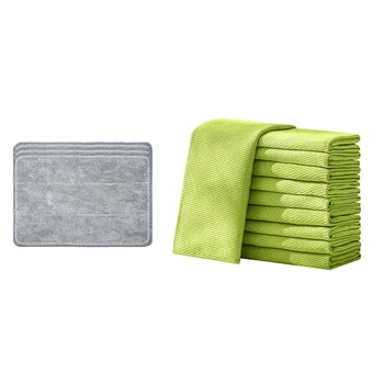 3X šluostės valymo pagalvėlės Xiaomi Deerma VC01 Max & 10 vnt Žuvų skalės mikropluošto valymo šluostės - poliravimo valymo servetėlės