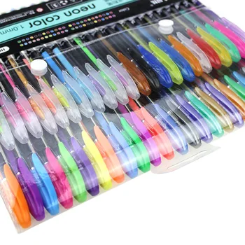 48 spalvų vaikų blizgučių rašiklis 