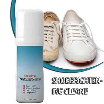 73ml Batų balinimo valiklis Batų dezodorantas Pėdų baltas batų valiklis Purškiklis Atnaujinkite antiperspirantą