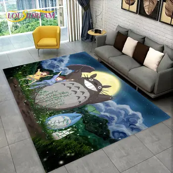 Animacinė animacija 3D spausdinimas kilimas kilimas svetainės kilimas miegamojo sofos dangčio apdaila vaikų žaidimas neslystantis grindų kilimėlis