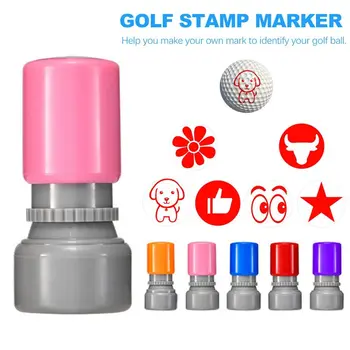 Aukštos kokybės plastikinis greitai džiūstantis golfo kamuoliuko antspaudas Mark Seal golfo antspaudo žymeklio golfo priedai