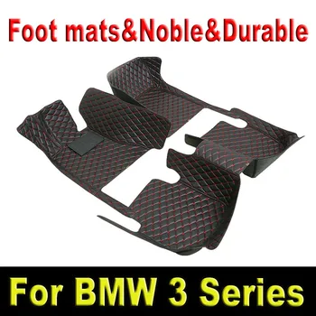 Automobiliniai grindų kilimėliai BMW 3 serijos G20 2019~2022 Matiniai kilimėliai Apsauginis padas Prabangūs odiniai kilimai Automobilių aksesuarai 320 330 318 320i
