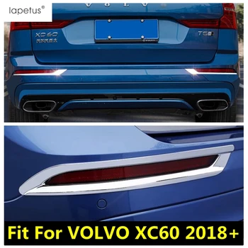 Automobilio galinio buferio rūko žibinto rėmo antakių juostelės dekoro dangtelio apdaila VOLVO XC60 2018 - 2023 ABS Chrome priedų išorė
