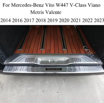 Automobilių priedai Mercedes-Benz Vito Metris Valente W447 V klasei 2014-2023 Galinės bagažinės buferio apsauga Bagažinės protektoriaus plokštelės dangtelis