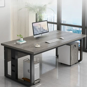 Bosas Vieno asmens biuro stalai Įkrovimo derinys Vadybininkas Šiuolaikiniai biuro stalai Paprastumas Kompiuteris Escritorios baldai QF50OD