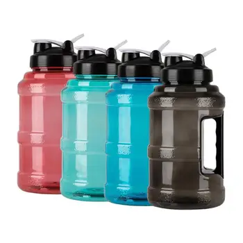 BPA 2500ml vandens butelis Motyvacinis virdulys Ąsotis didelis kelionėms Lauko veikla Fitnesas Žygiai pėsčiomis