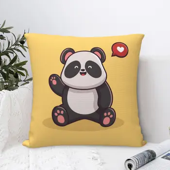 Cartoon Panda 5 pagalvių dėklas Prabangus anime pagalvės dėklas Dekoratyvinės pagalvės lovai Prabangios lovos sofos pagalvių dėklai Namų dekoro prabanga