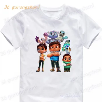 Cartoon Spirit Rangers t Shirt For Girls Tshirt Girl marškinėliai Kids Clothes Boys children clothing 3 4 birthday Graphic t Shirts