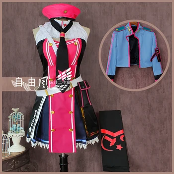 COS-HoHo [Pritaikyta] Anime Girls Frontline OTS-12 žaidimo kostiumas Graži suknelė Uniforma Cosplay kostiumas Helovino vakarėlio apranga Moterys
