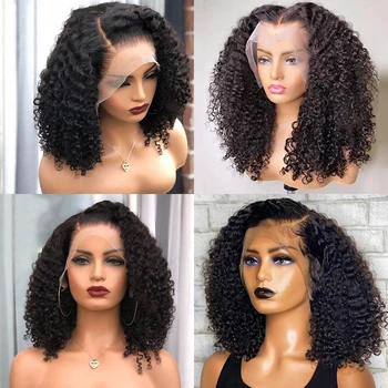 Deep Wave Frontal Wig 13x4 Hd Skaidrūs nėrinių perukai moterims Garbanoti žmogaus plaukų perukai Brazilijos T-part vandens bangos nėrinių priekinis perukas
