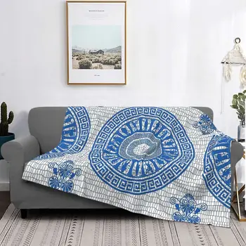 Dievų raštas Mėlyna versija Antklodė Senovės graikų mitologija Pliušinės itin minkštos mėtomos antklodės biurui Pliušinė plona antklodė