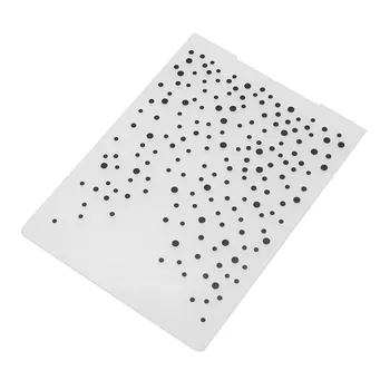 Dots Printed Plastic Cutting Dies Photo Album Diy Embossing Folder Paper Crafts For Diy Cutter Štampų plokštelių trafaretai