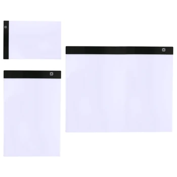 E9LB piešimo planšetė skaitmeninė grafikos pagalvėlė LED šviesos dėžutė kopijavimo lenta Rašymo bloknotas Meno tapyba