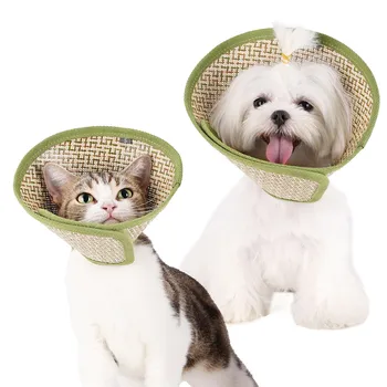 Elžbietos antkaklis katė mažas šuo galvos dangtis katės ratas anti laižymas gėdos ratas sterilizuojantis naminių gyvūnėlių antkaklių reikmenis