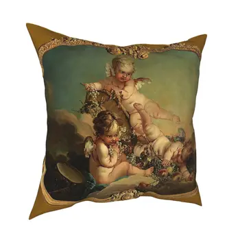 Francois Boucher Rudens pagalvės užvalkalo alegorija Namų dekoratyvinės pagalvėlės Mesti pagalvę svetainei Dvipusis spausdinimas