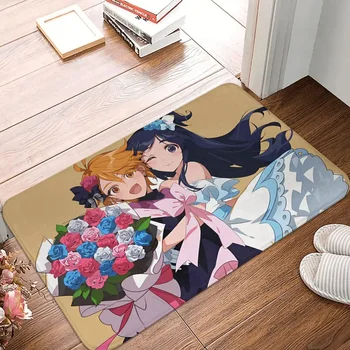 Futari Wa Pretty Cure Precure Anime neslystantis kilimas Durų kilimėlis Virtuvės kilimėlis Misumi Nagisa ir Yukishiro Honoka prieškambario kilimas patalpose
