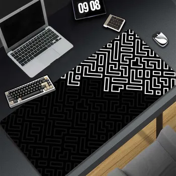 Geometrinis žaidimų kilimėlis Didelis pelės kilimėlis Kompiuterio pelės kilimėlis Didelis pelės kilimėlis XXL stalo kilimėlis Klaviatūros kilimėliai PC žaidimo pelės kilimėlis 40x90cm