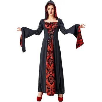 Helovino moterys Cosplay vampyrai Puošni suknelė Suaugusiųjų kostiumai