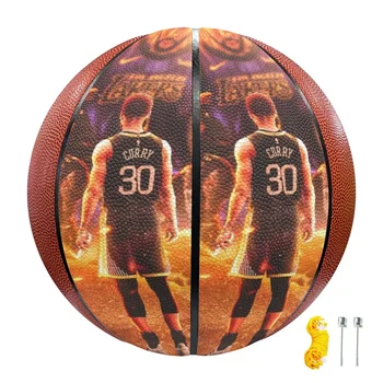 Individualizuotas naujas krepšinis Aukštos kokybės 7 dydžio odinis lauko žaidimas Viduje Treniruotės Vyrų ir moterų krepšinis