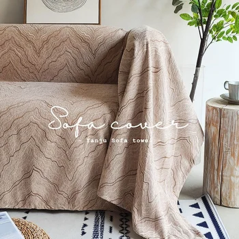 Kalnų rašto sofos užvalkalas Prabangus mesti antklodę lovai Kūrybinis sofos užvalkalas Klasikinės antklodės Ins Buitiniai dulkių užvalkalai
