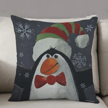 Kalėdiniai pagalvių užvalkalai Dekoratyvinės pagalvėlės lovos užvalkalui 40*40 Kėdės pagalvėlės užvalkalas 45x45cm Poilsio kėdės Rudens dekoravimas