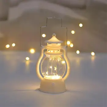 Kalėdų kempingo šviesa nešiojama ponių šviesa vedė retro mažą šviestuvą stovyklos dekoravimo atmosfera išdėstymas Kempingo įranga