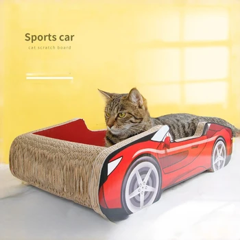 Katė Įbrėžimų lenta Sofa Automobilio modelis Stilius Apsaugokite baldų šlifavimą Nagų žaislai Popierius Dilimui atsparus katės lizdas Katės aksesuarai