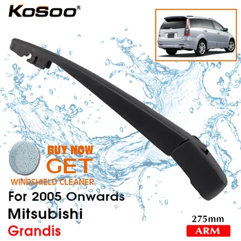 KOSOO Automatinis galinis peilis Mitsubishi Grandis,275mm nuo 2005 m. Galinio lango priekinio stiklo valytuvų mentės Rankos, automobilio stiliaus priedai