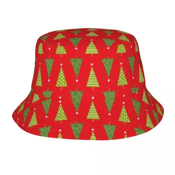 Linksmų kalėdinių skrybėlių mada Saulės kepurė lauko žvejo kepurė moterims ir vyrams Paplūdimio kepurės žvejybos kepurė