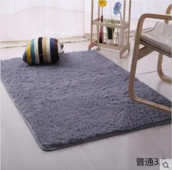 Long Plush Shaggy Soft Carpet Alfombras Faux Fur Area Kilimėlių slydimas Durų grindų kilimėlis miegamojo svetainei