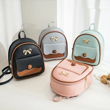 Mada Naujo korėjietiško stiliaus mini kuprinė Mažas krepšys be nugaros daugiafunkcis mergaičių mažas kuprinė Kelioninė Tote maža kuprinė