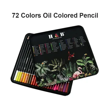 Menininkų vaikų tapybos aliejinių spalvų piešimo dovanų rinkinys Naujausias kūrybinis medinių spalvotų pieštukų rinkinys 
