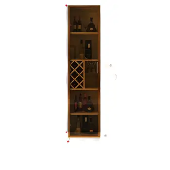 Modernus paprastas lengvas prabangus buitinis viengubas duris be šviesios stiklinės spintelės balta daugiafunkcinė maža vyno lentyna