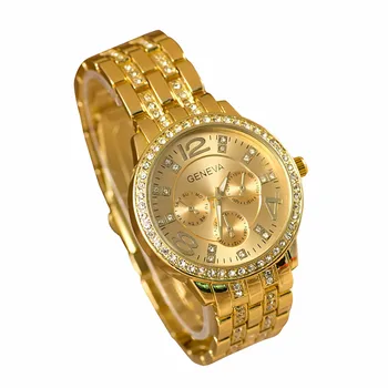 Moteriški laikrodžiai Madingi kvarciniai rankiniai laikrodžiai Moteriški laikrodžiai Prabangūs tikslūs vandeniui atsparūs moteriški laikrodžių rinkinys Saat Bayan Kol Saati