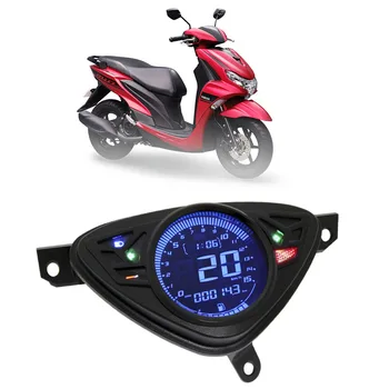 Motociklo greičio matuoklis su spalvotu LCD temperatūros alyvos matuokliu reguliuojamu odometru Yamaha Mio
