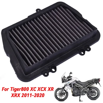 Motociklo oro įsiurbimo filtro valiklis Didelio srauto neaustinio audinio oro filtro elementas TRIUMPH Tiger 800 XC XCX XR XRX 2011-2020