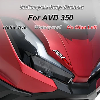 Motociklų lipdukai Šviesą atspindintis vairas Lipdukas Vandeniui atsparus ADV 350 Priedai Honda ADV350 ADV-350 2022 2023 2024
