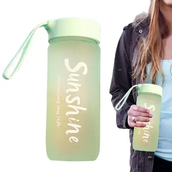 Motyvacinis vandens puodelis 600ml nepralaidus vandeniui motyvacinis sportinis vandens butelis geriausias pasirinkimas nešiojamas didelės talpos vandens butelis