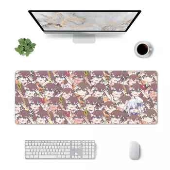 Natsuiro Matsuri Mielas Anime Hololive klaviatūros stalas Kilimėlis Pelės kilimėlis Didelis žaidimų guminis kompiuteris Pelės kilimėlis