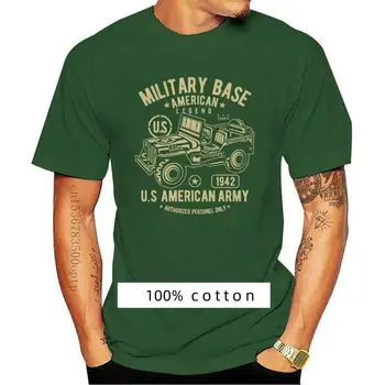 New 2023 Summer Fashion Hot Military Base American Legend Mens Military T-Shirt US Army America USA Tee marškinėliai