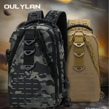 Oulylan's New Outdoor Backpack Backpack Backlight Fishing Gear Bag Multifunctional Large Capacity Crossbody Bag