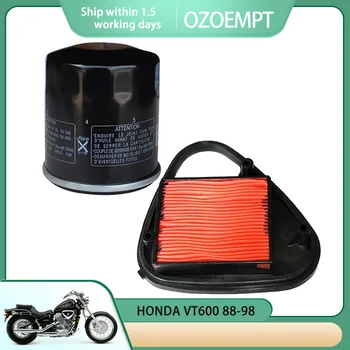 OZOEMPT motociklų oro ir alyvos filtrų rinkinys taikomas HONDA VT600 88-98